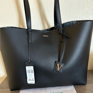 La Medusa Calf Leather Tote Bag